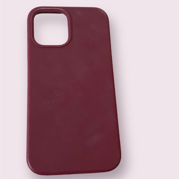 Miracase Maroon Phone Case for iPhone 12 Pro Max - Picture 2 of 4